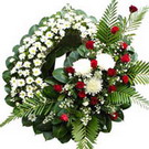 Ankara Ayaş Eryaman Çiçekçi firma ürünümüz cenazeye çiçek çelenk modeli Ankara çiçek gönder firması şahane ürünümüz
