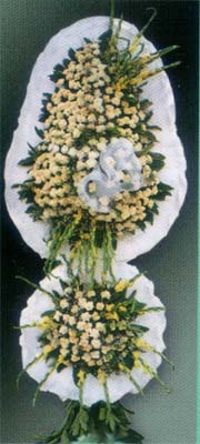 Ankara Ayaş Elvankent Çiçekçi firma ürünümüz Çift katlı düğün nikah açılış çiçekleri